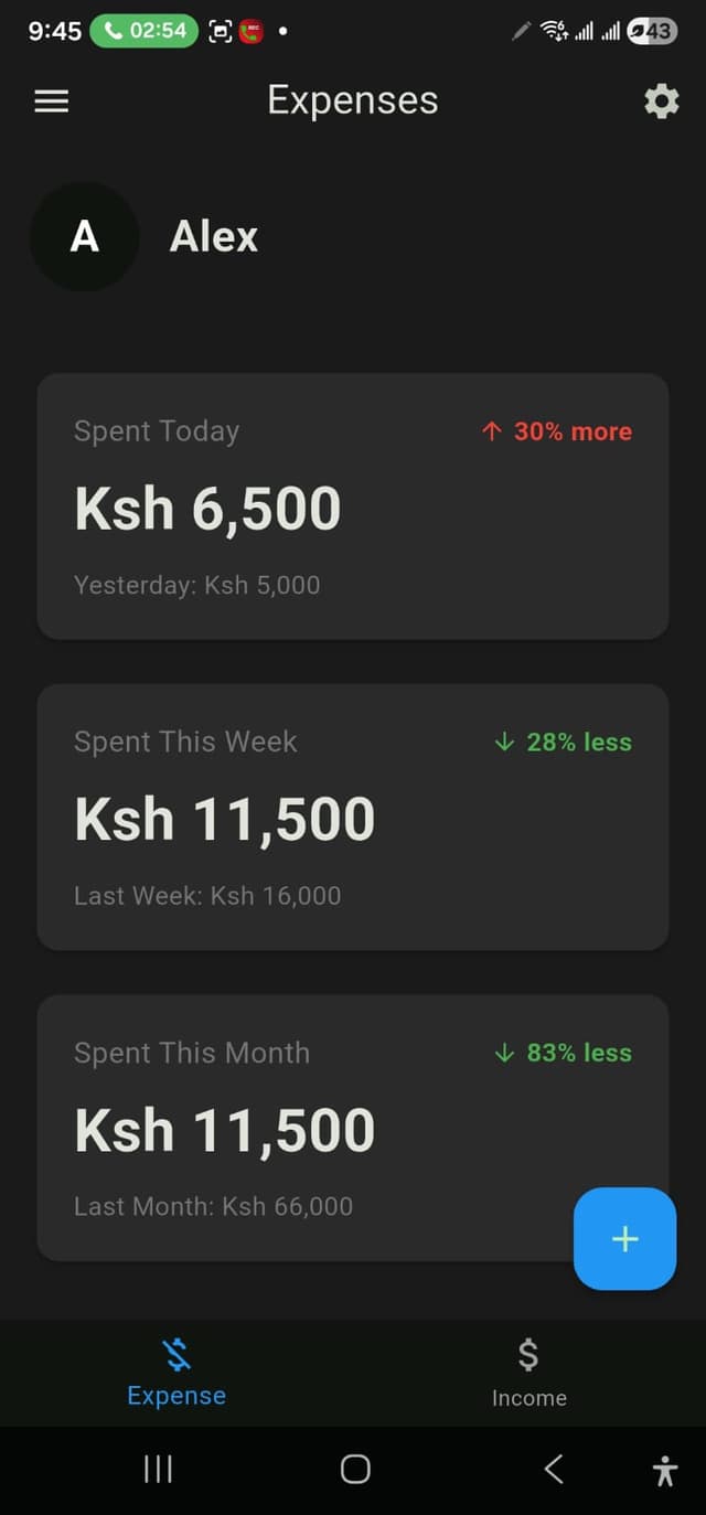 Expense Overview